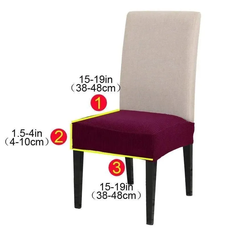 Housse de Chaise Assise Beige