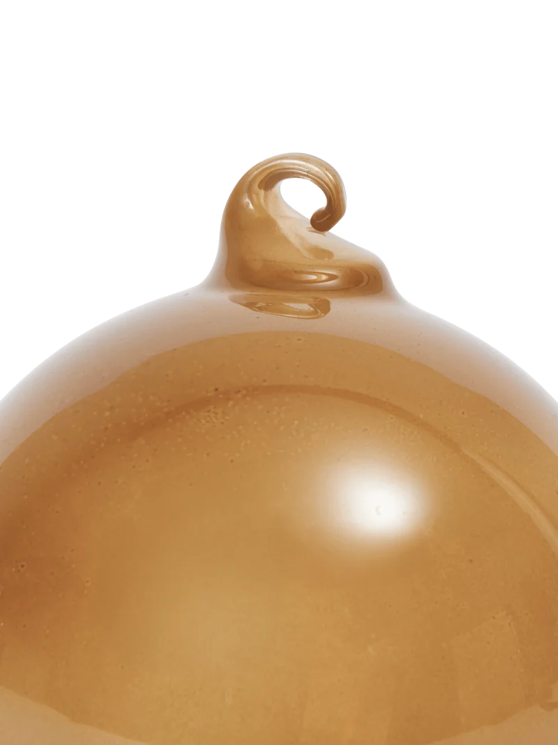 Glass Baubles - Large - Set of 3 - Roseate Opaque
