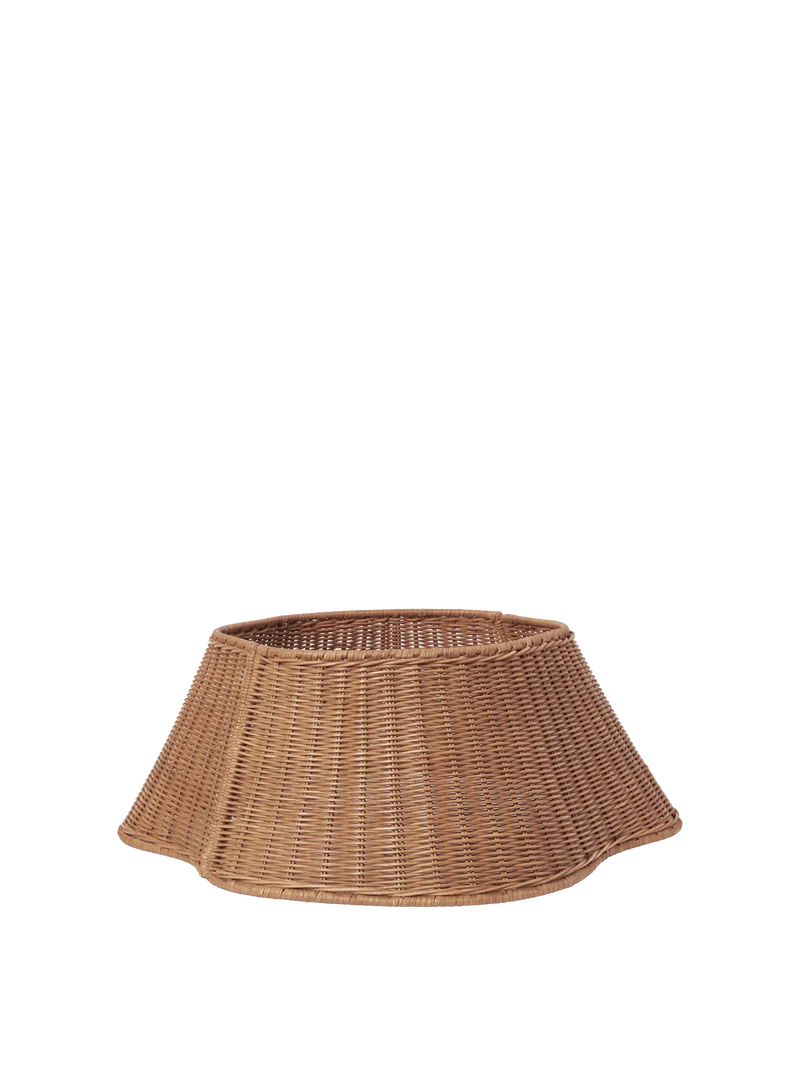 Drape Braided Tree Skirt - Natural