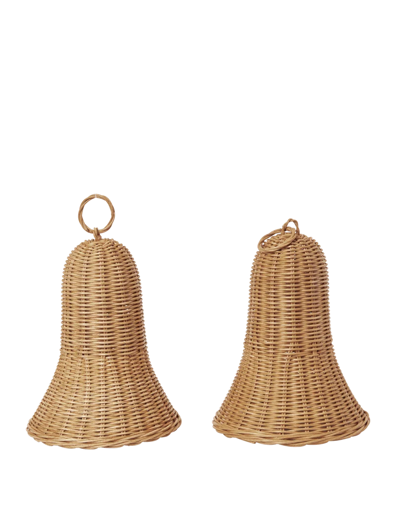 Braided Bells - Set of 2 - Natural