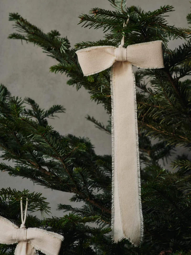 Bow Decoration - Small - Set of 2 - Natural