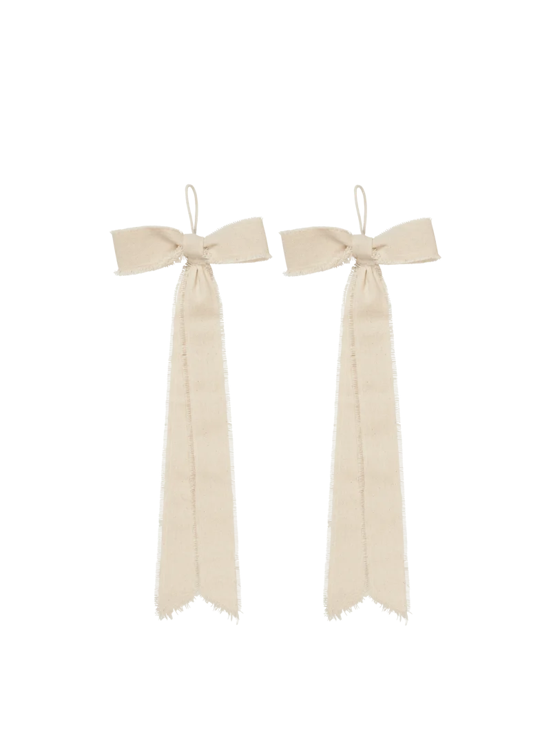 Bow Decoration - Small - Set of 2 - Natural