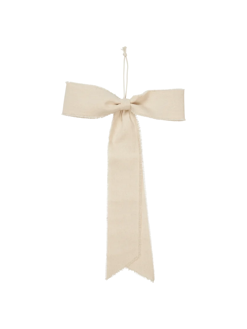 Bow Decoration - Large - Natural