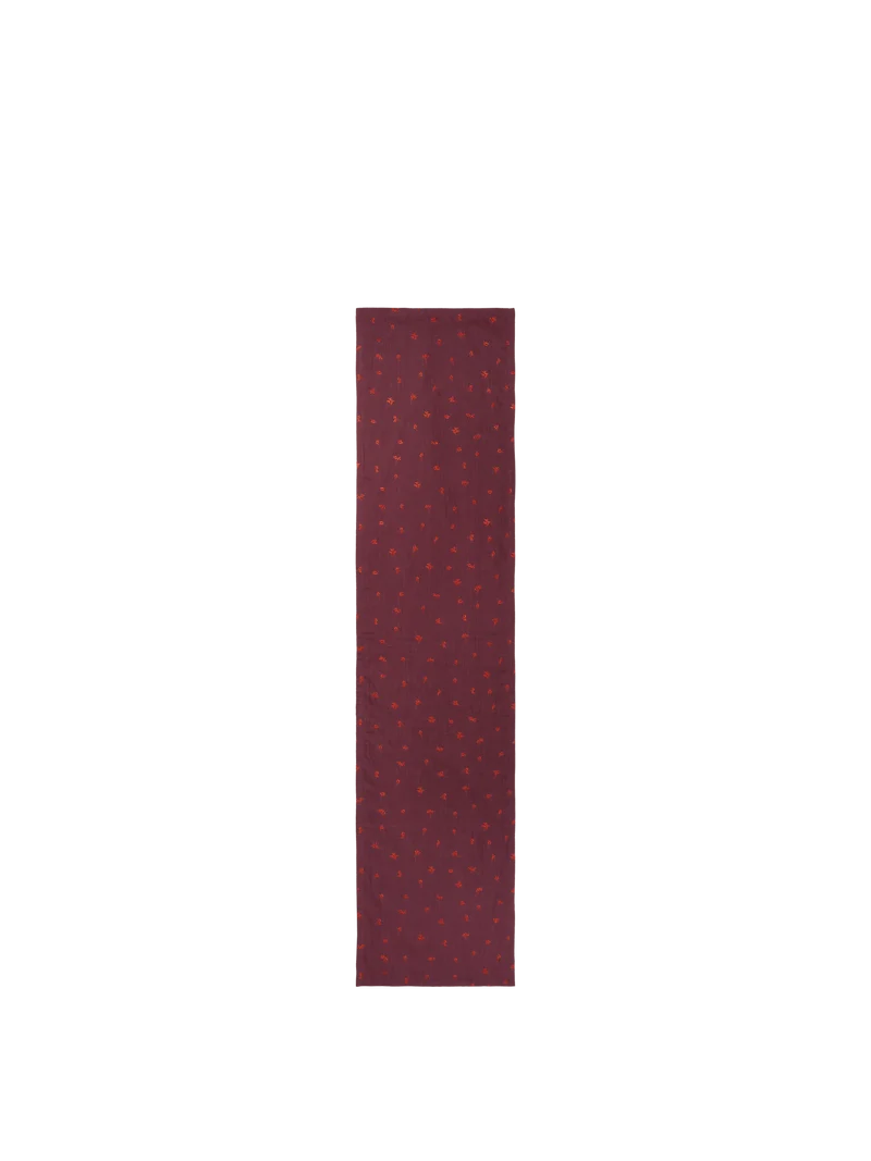 Baies Table Runner - Dark Grape/Picante Red