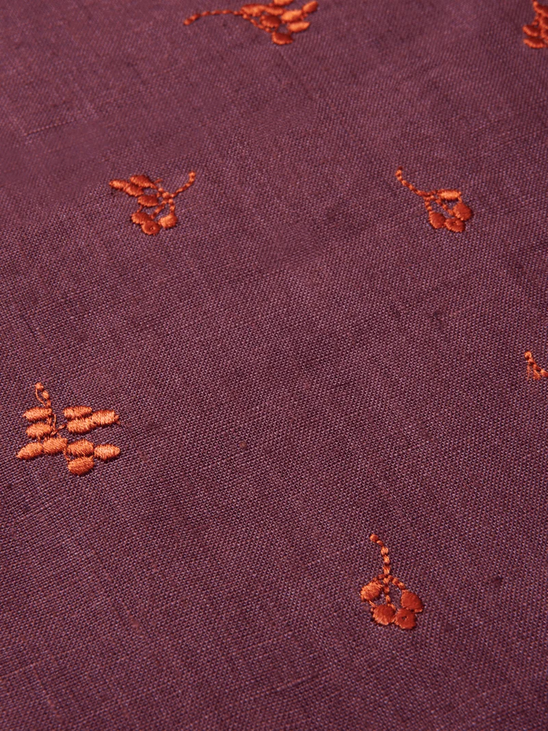 Baies Table Runner - Dark Grape/Picante Red