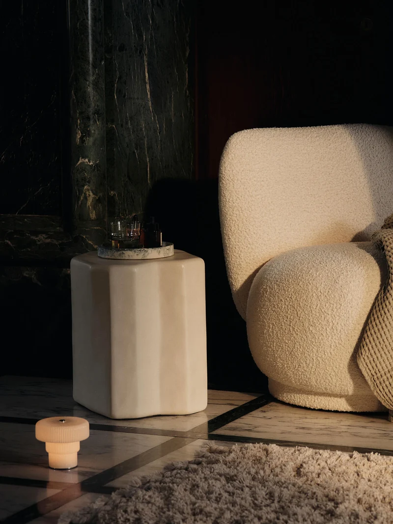 Rico Piccolo Lounge Chair - Nordic Bouclé - Off-White