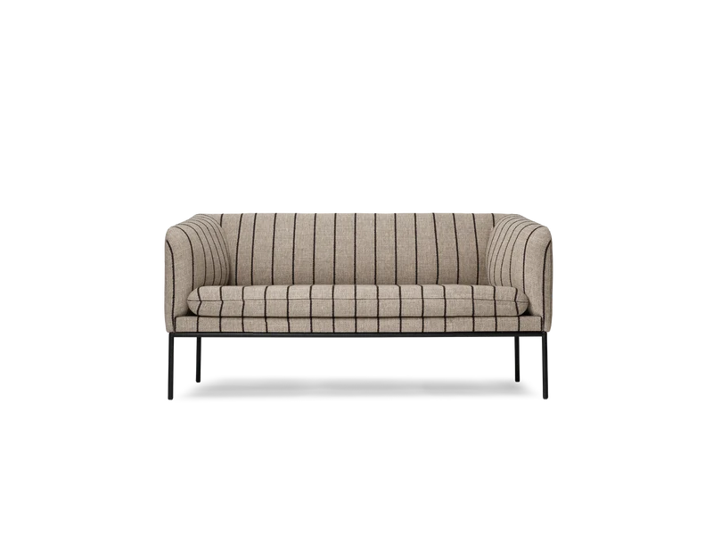 Turn Sofa 2-seater - Pasadena - Sand/Black