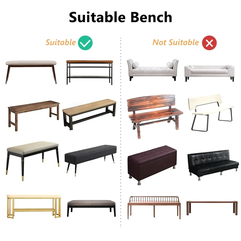 Housse Banquette Velours Extensible VELVBEN