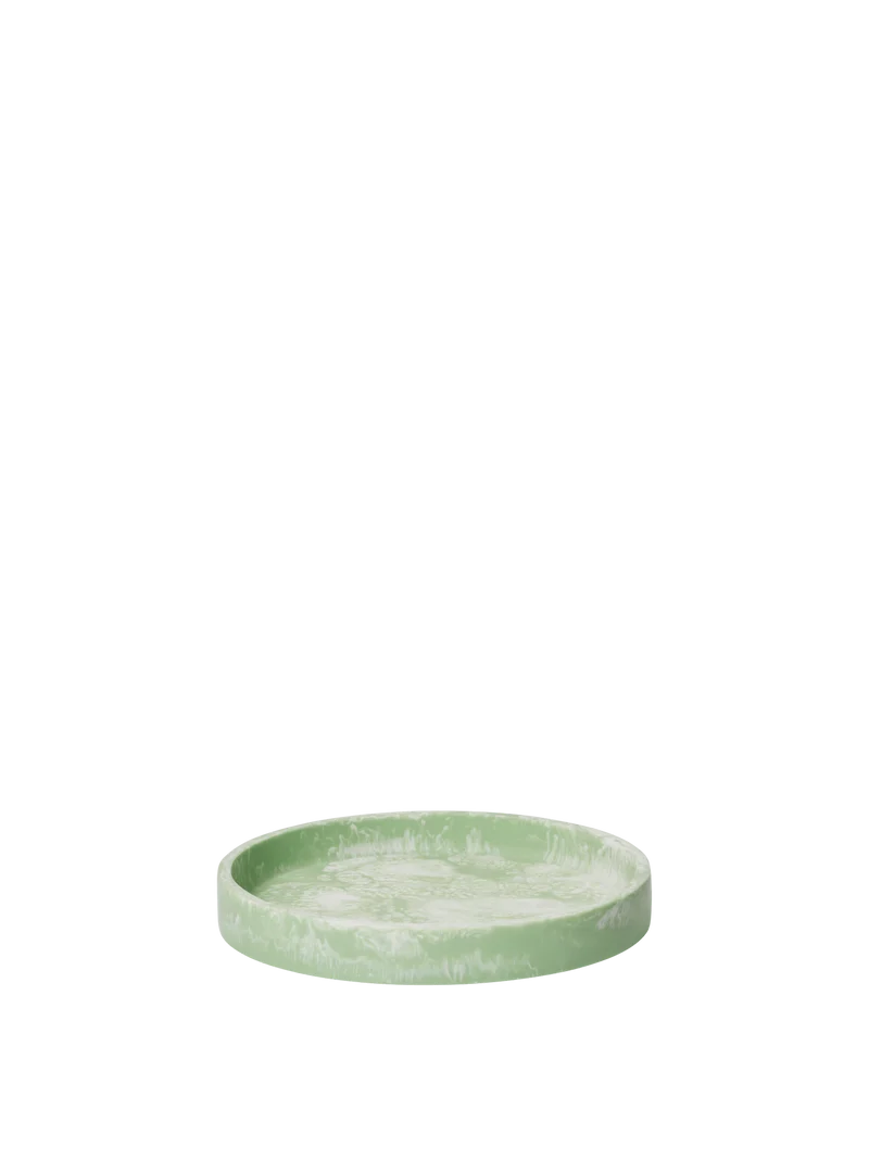 Mist Round Tray - Seafoam