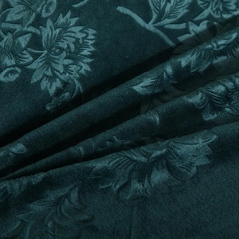 Housse Clic Clac Velours Floral