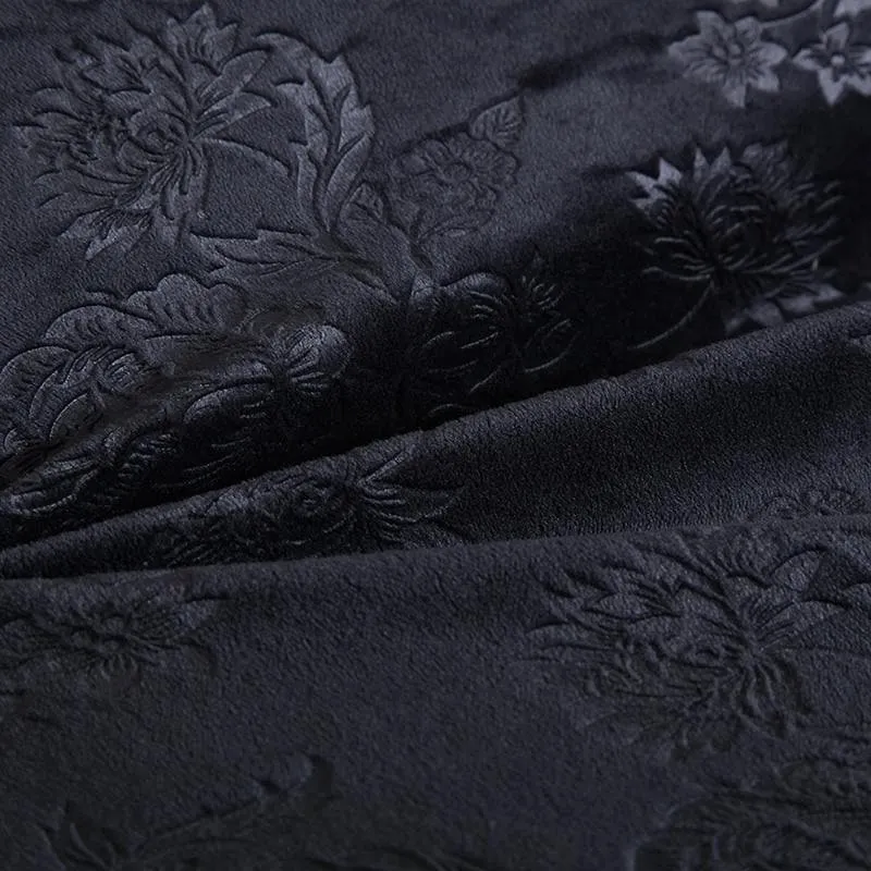 Housse Clic Clac Velours Floral