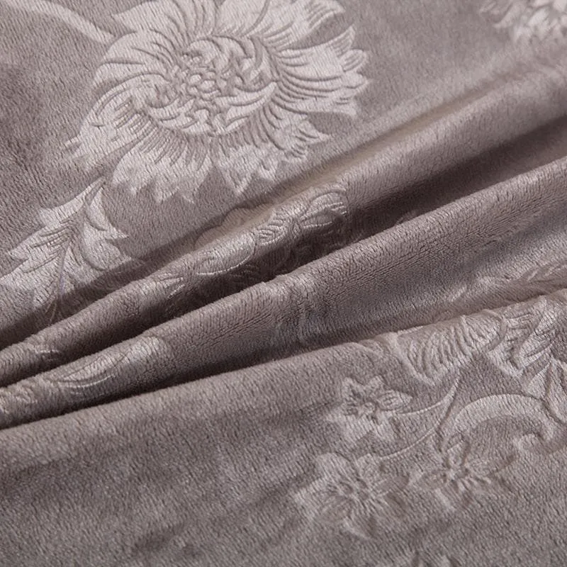 Housse Clic Clac Velours Floral