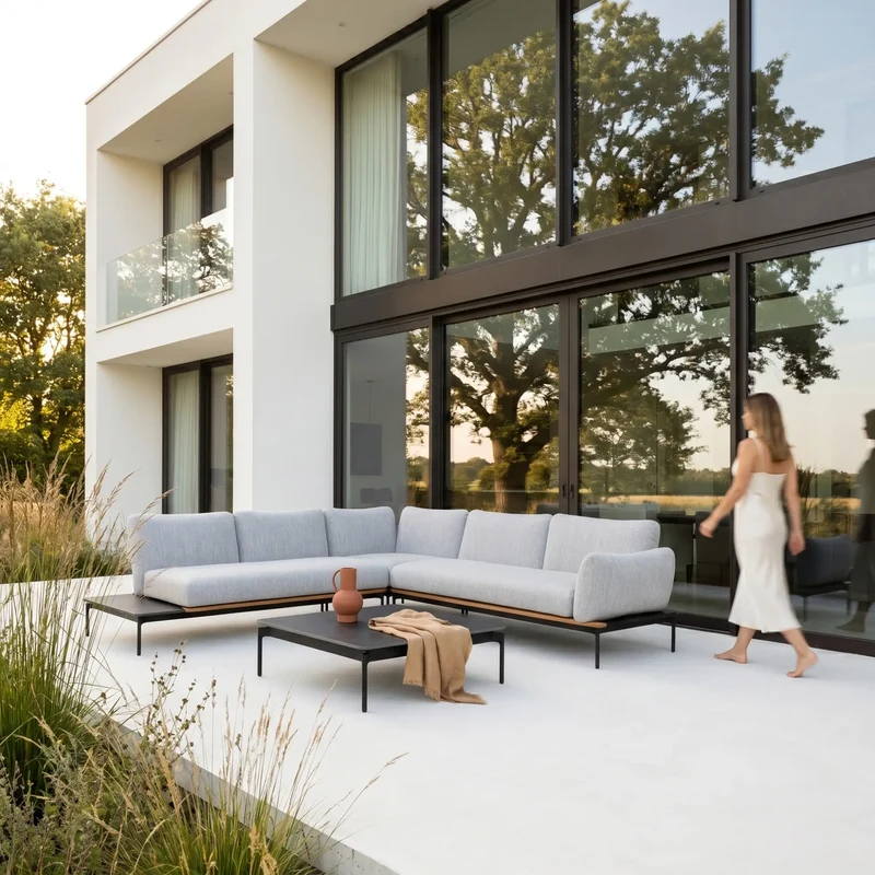 Plateforme - Outdoor Aluminium Sectional Sofa