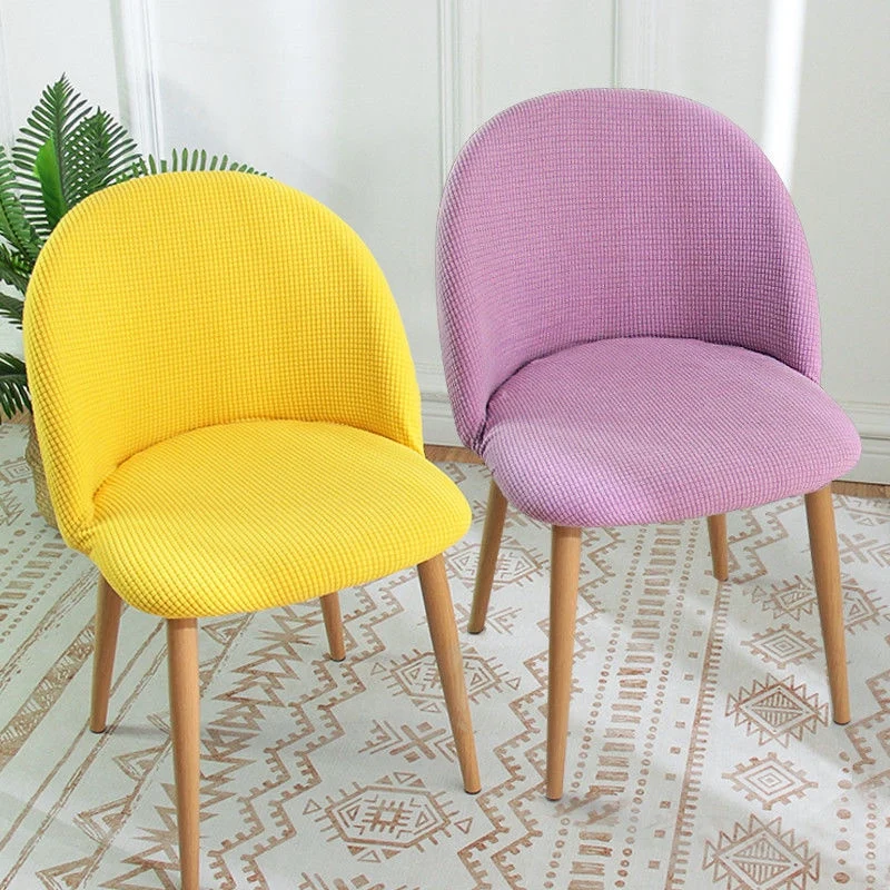 Housse Pour Chaise Scandinave Jacquard Rose