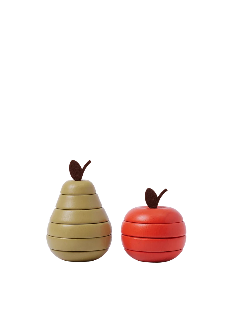 Stacking Apple and Pear - Set of 2 - Multi