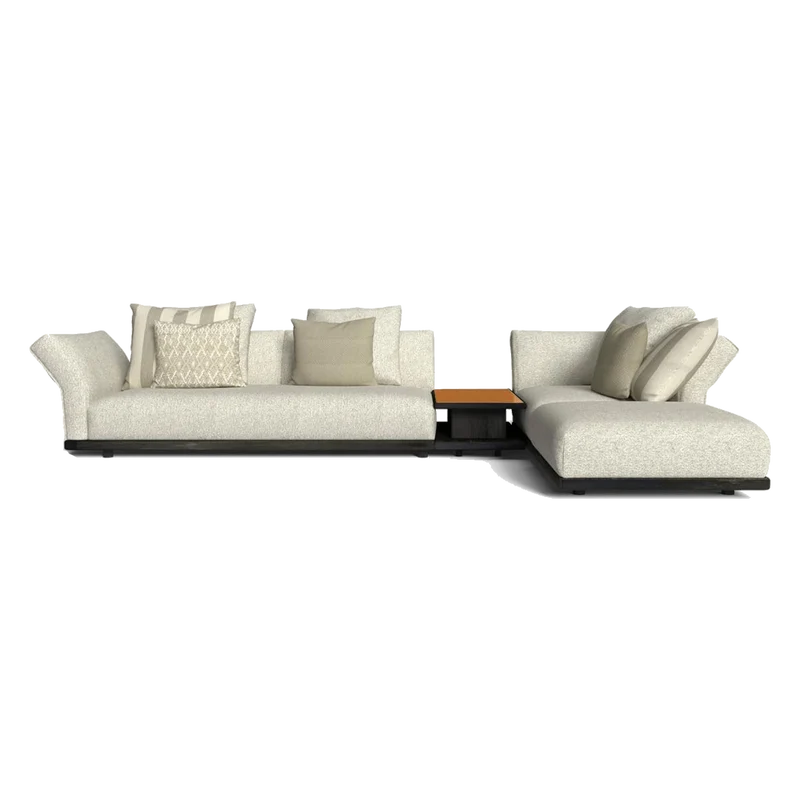 Elton - Outdoor Accoya Modular Sectional Sofa by Talenti