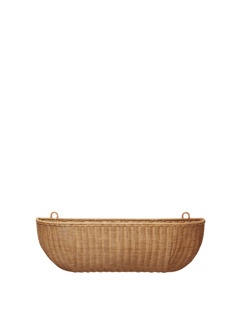 Braided Wall Pocket - 75 x 25 - Natural