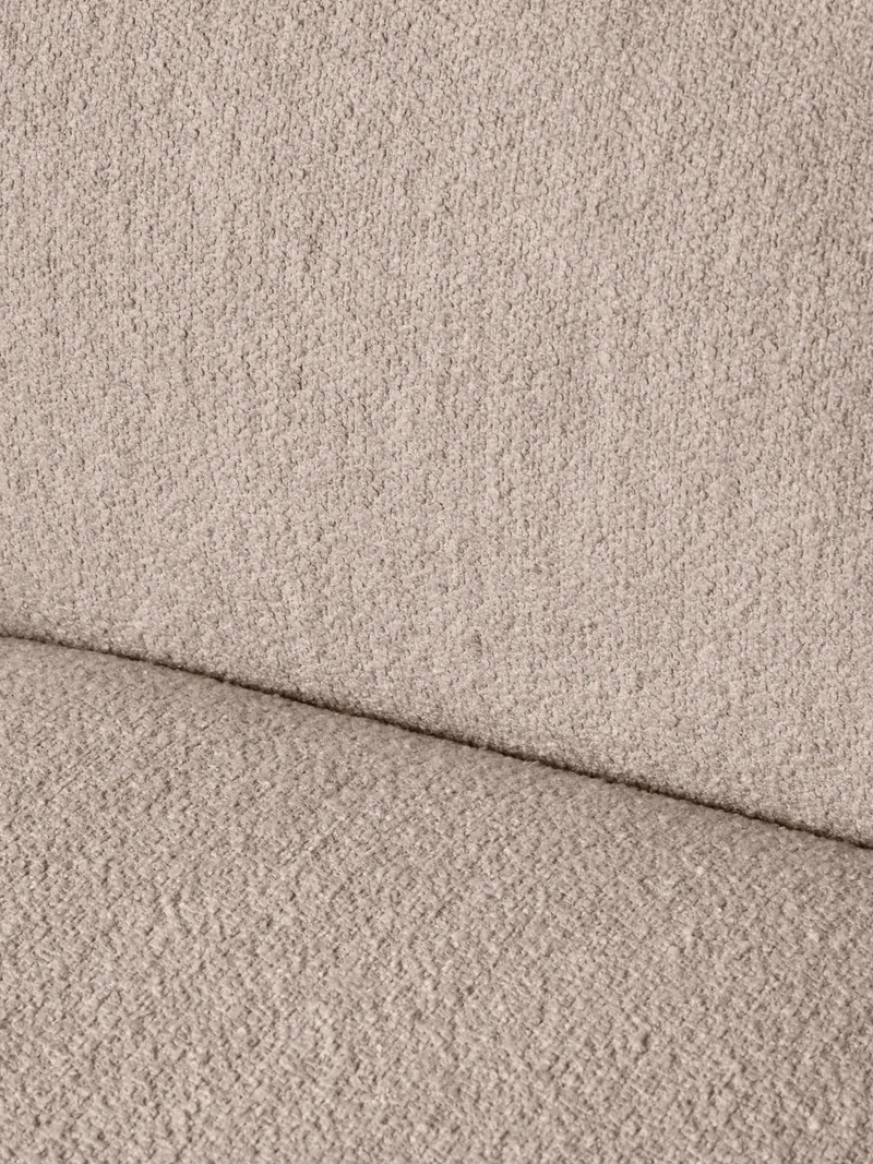 Rico Sofa Corner - Wide - Soft Bouclé - Natural