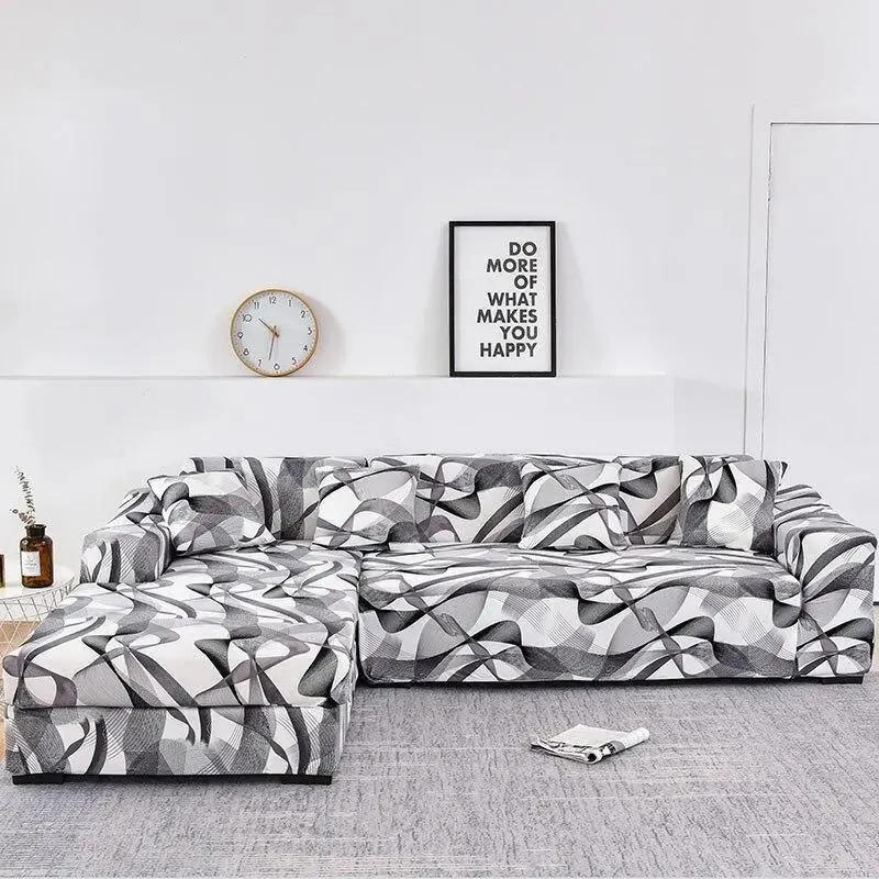 Motif Cheira - Housse de Canapé d’Angle Extensible