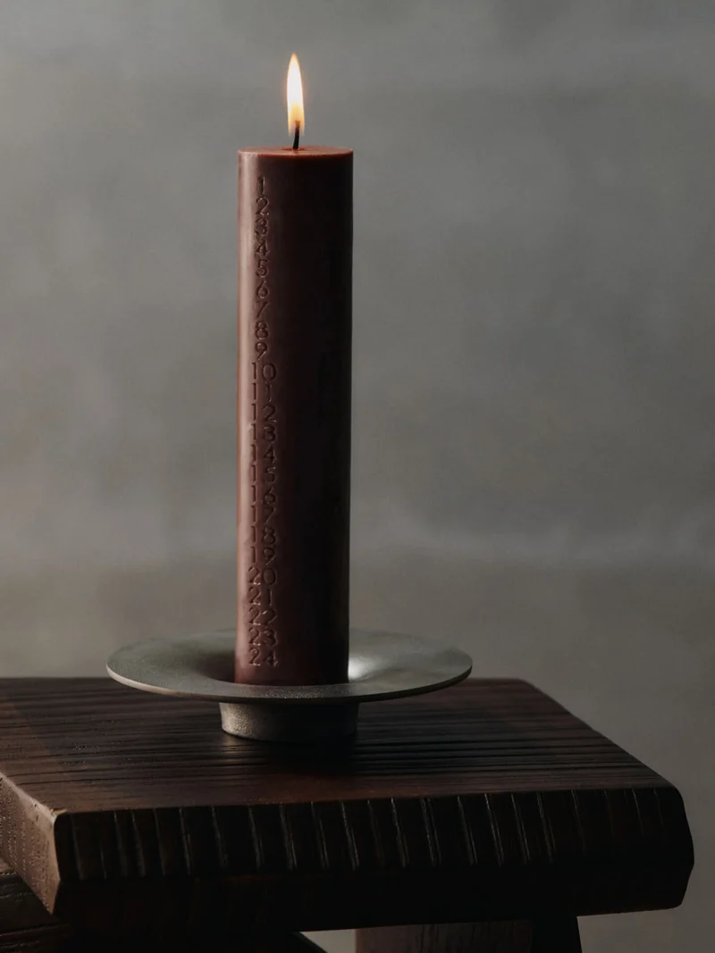 Soothe Block Candle Holder - Aluminium