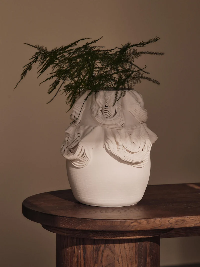 Drisca Vase - Off-White