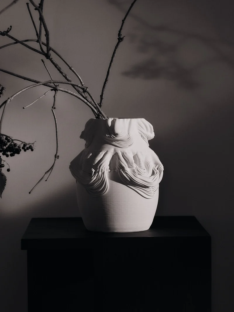 Drisca Vase - Off-White