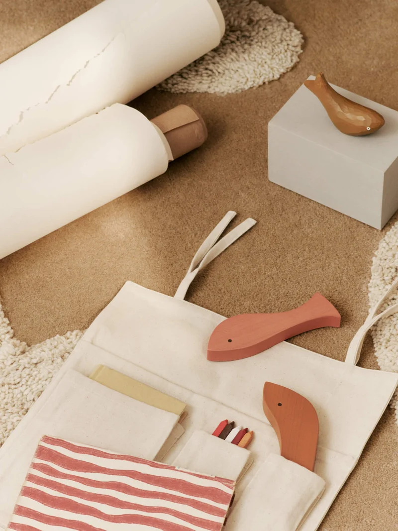 Canvas Travel Pockets - Natural