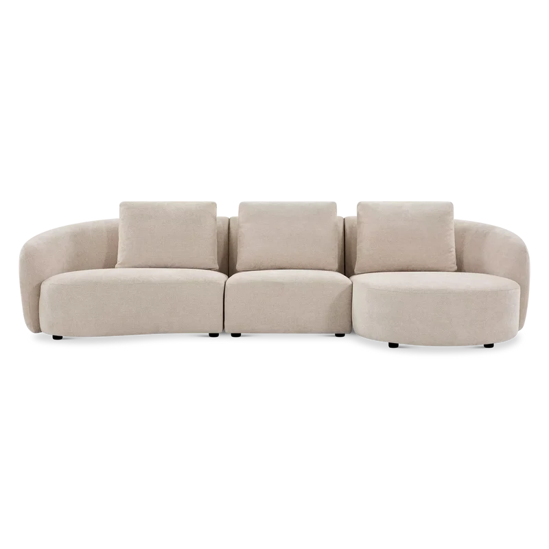 Cashew - fabric Modular Sectional Sofa