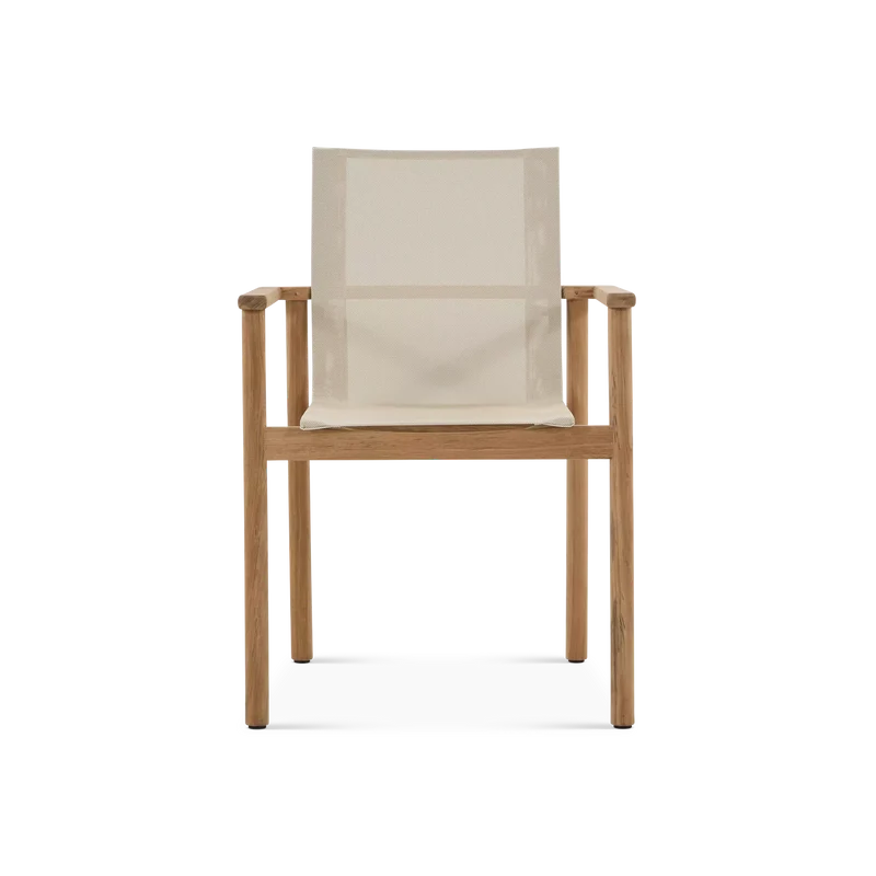 French Beauty - Outdoor Teak Chair Without Arms
