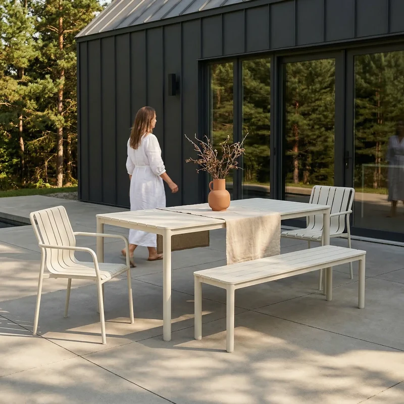 All In - Outdoor Aluminium Bench