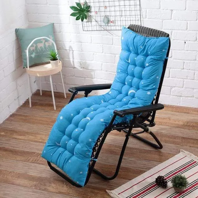 Coussin Chaise Longue Turquoise