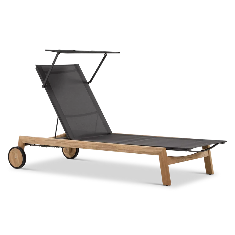 French Beauty - Outdoor Teak Lounger