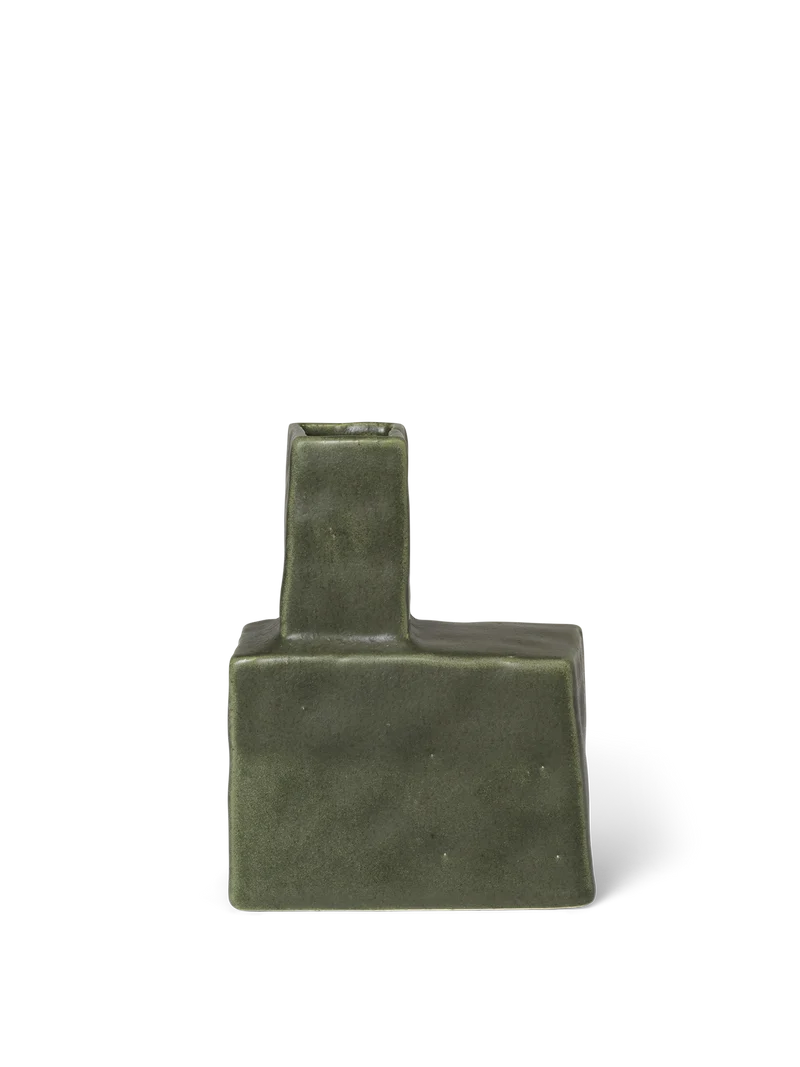 Koa Vase - Small - Dark Sage