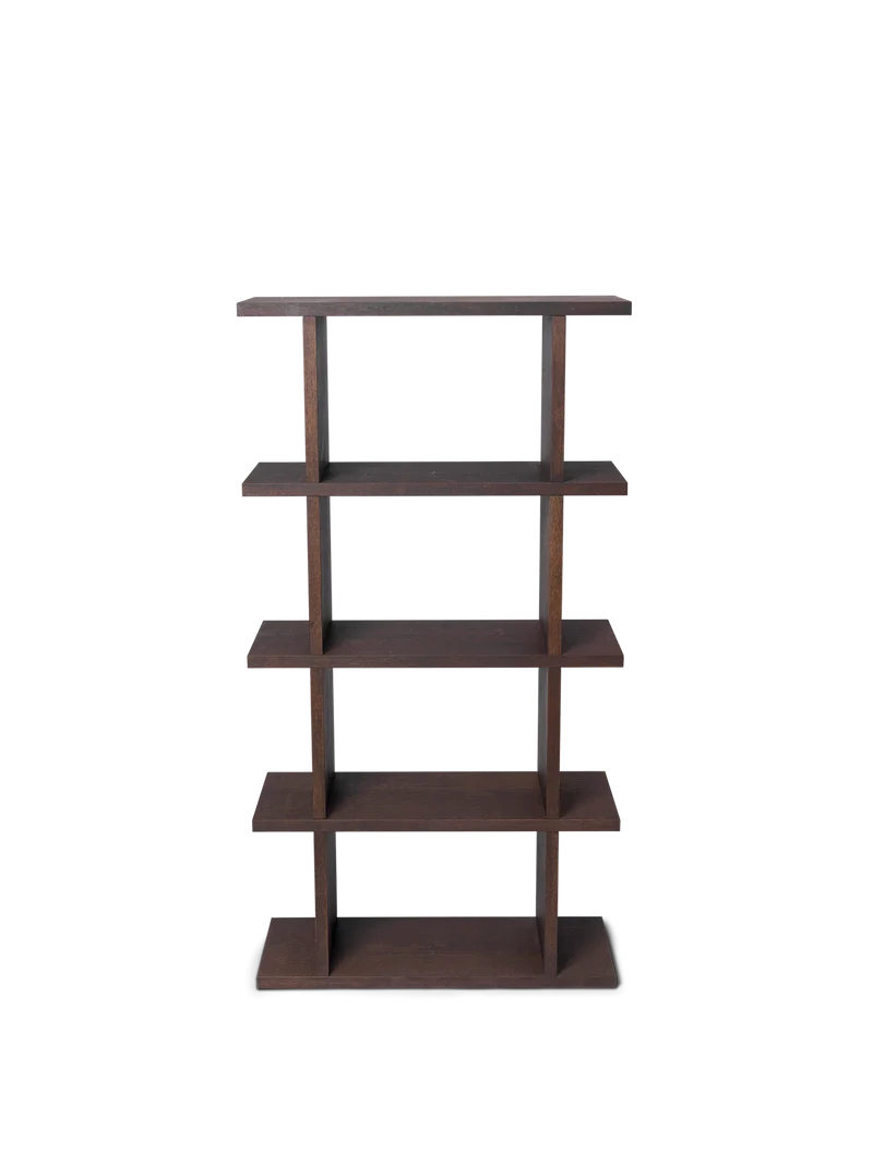 Kona Bookcase - 1x4 - Dark Stained Oak