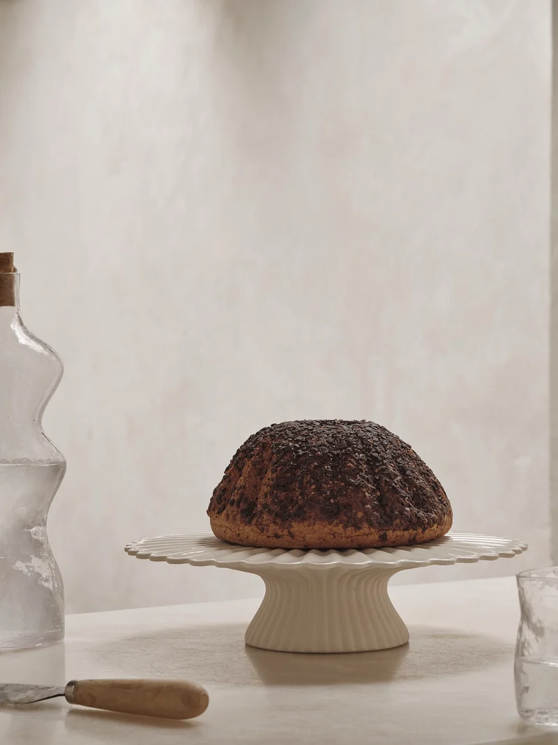 Fountain Cake Stand - Off-White
