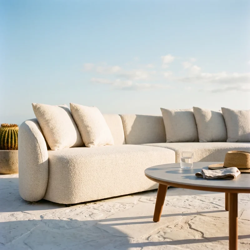 Toi & Moi - Outdoor Fabric 2-Piece Sectional Sofa