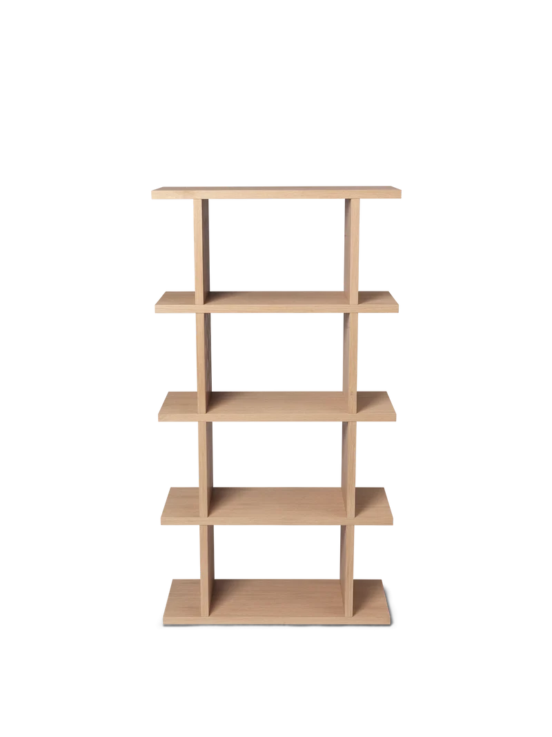 Kona Bookcase - 1x4 - Natural Oak Veneer