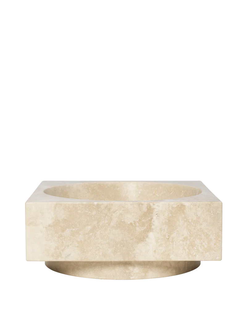 Hew High Centrepiece - Travertine