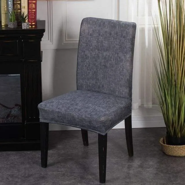 Housse de Chaise Gris Chiné
