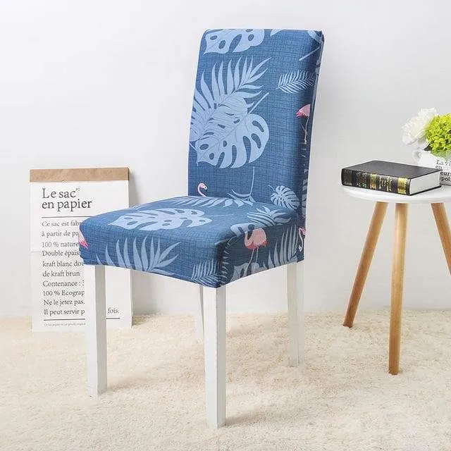 Housse de Chaise Flamant Bleu