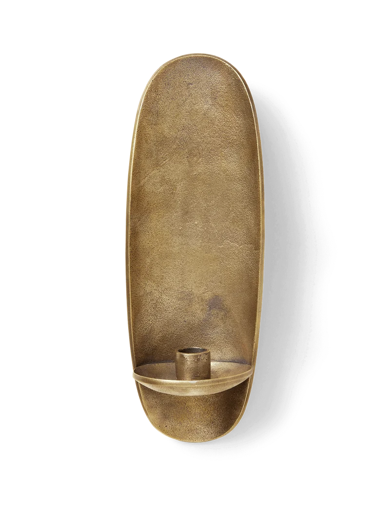 Agapé Wall Candle Holder - Brass Finish