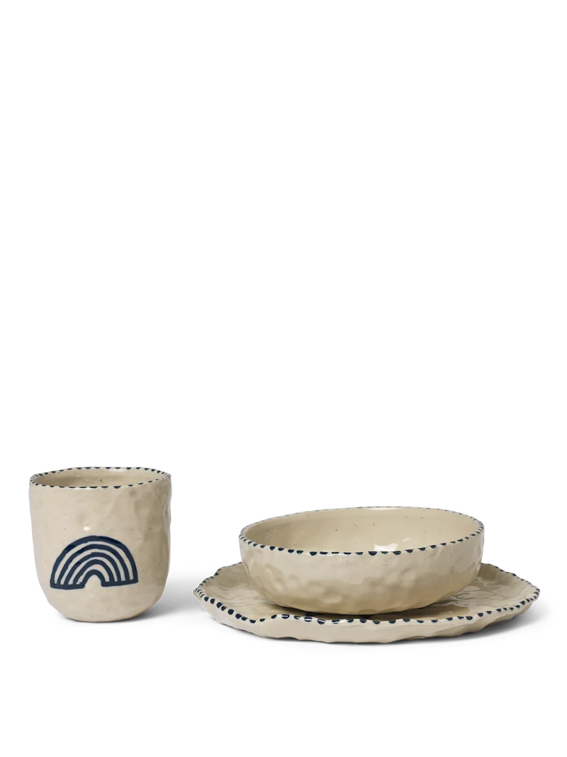 Naive Ceramic Set - Deep Blue