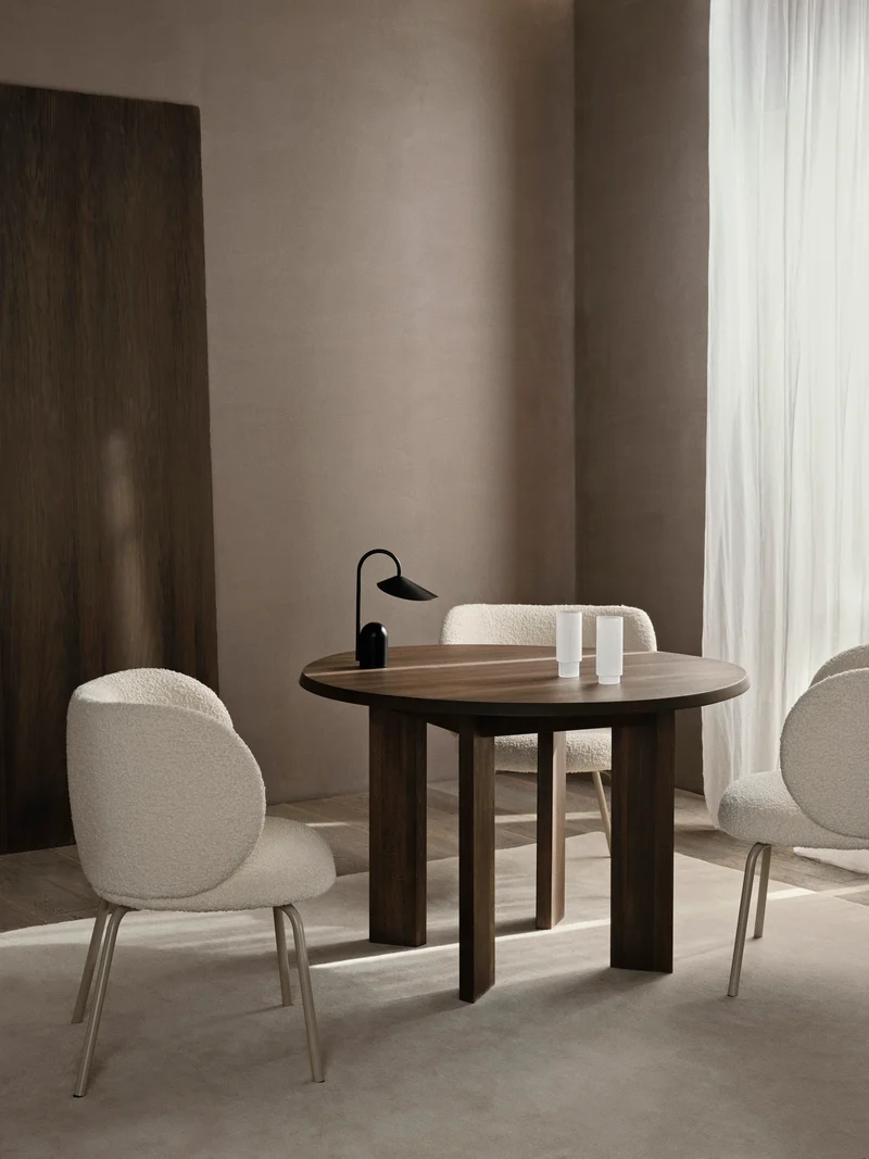 Rico Dining Chair - Cashmere - Nordic Bouclé - Off-White