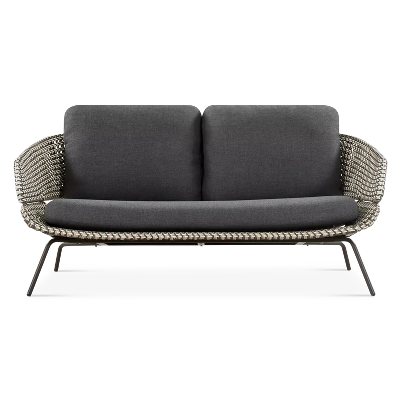 Phil - Outdoor Wicker 2-Seater Sofa