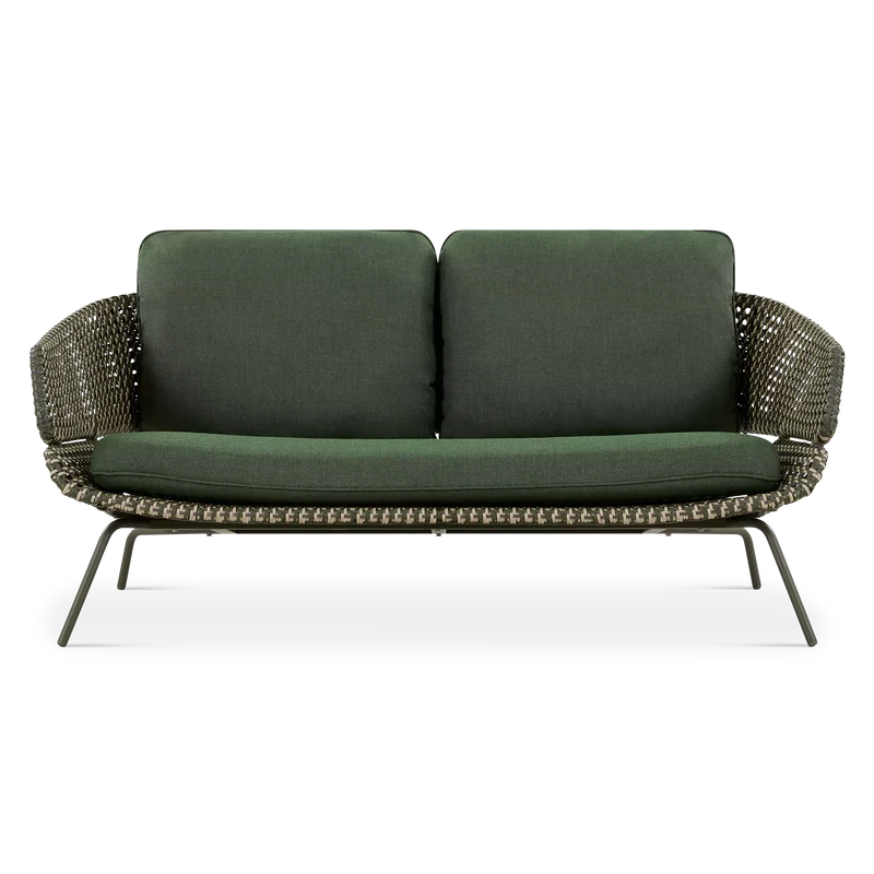 Phil - Outdoor Wicker 2-Seater Sofa