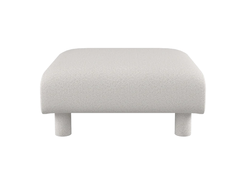 Dase Ottoman - Soft Bouclé - Off-white/Sand