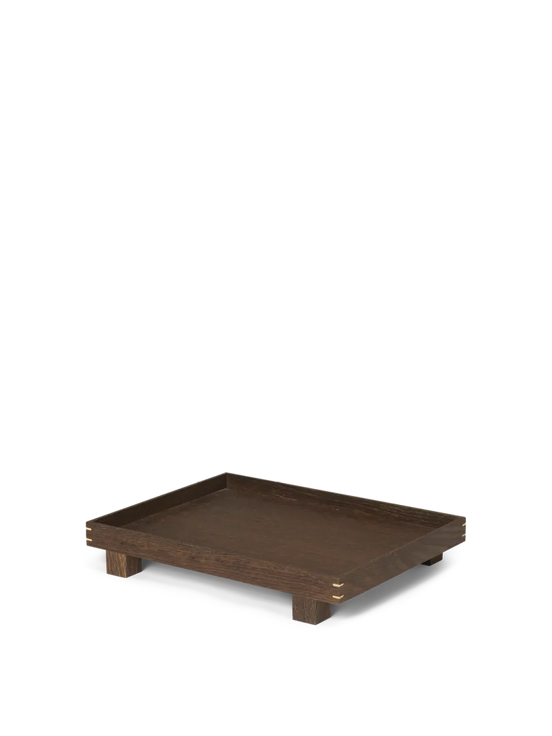 Bon Wooden Tray - Small - Smoked Oak