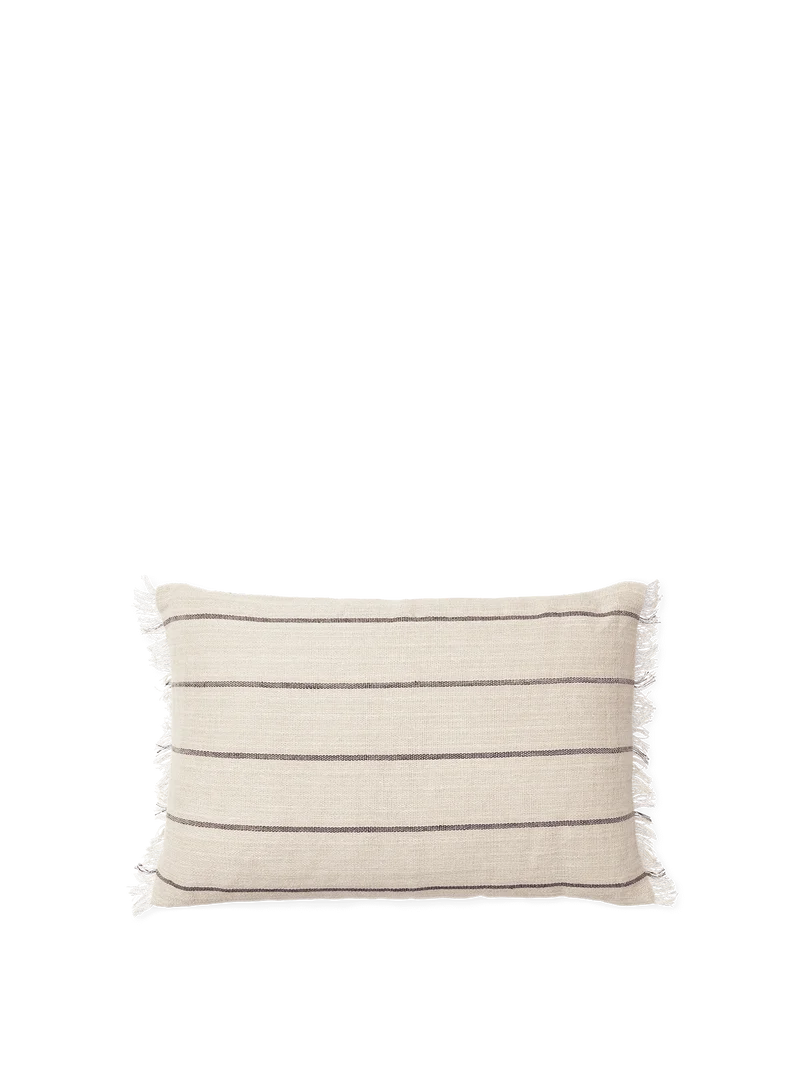 Calm Cushion - Rectangular - Camel/Black