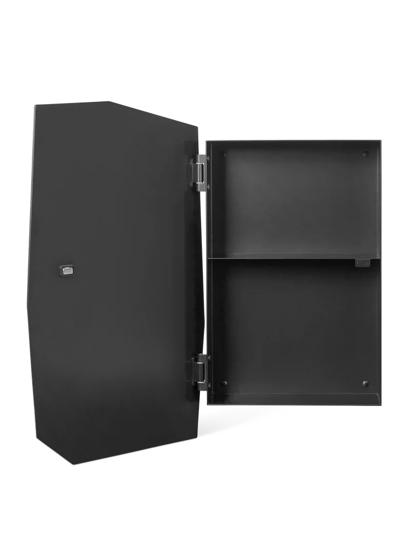 Shard Mirror Cabinet - Black