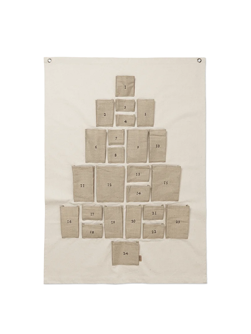 Pine Christmas Calendar - Maxi - Natural